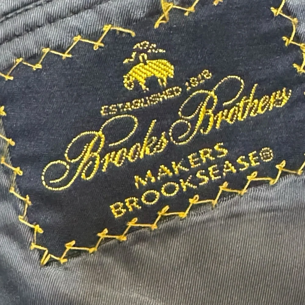 Brooks Brothers Makers Brooksease VTG Herringbone‎ Wool Sz 46L Blazer Sport Coat
